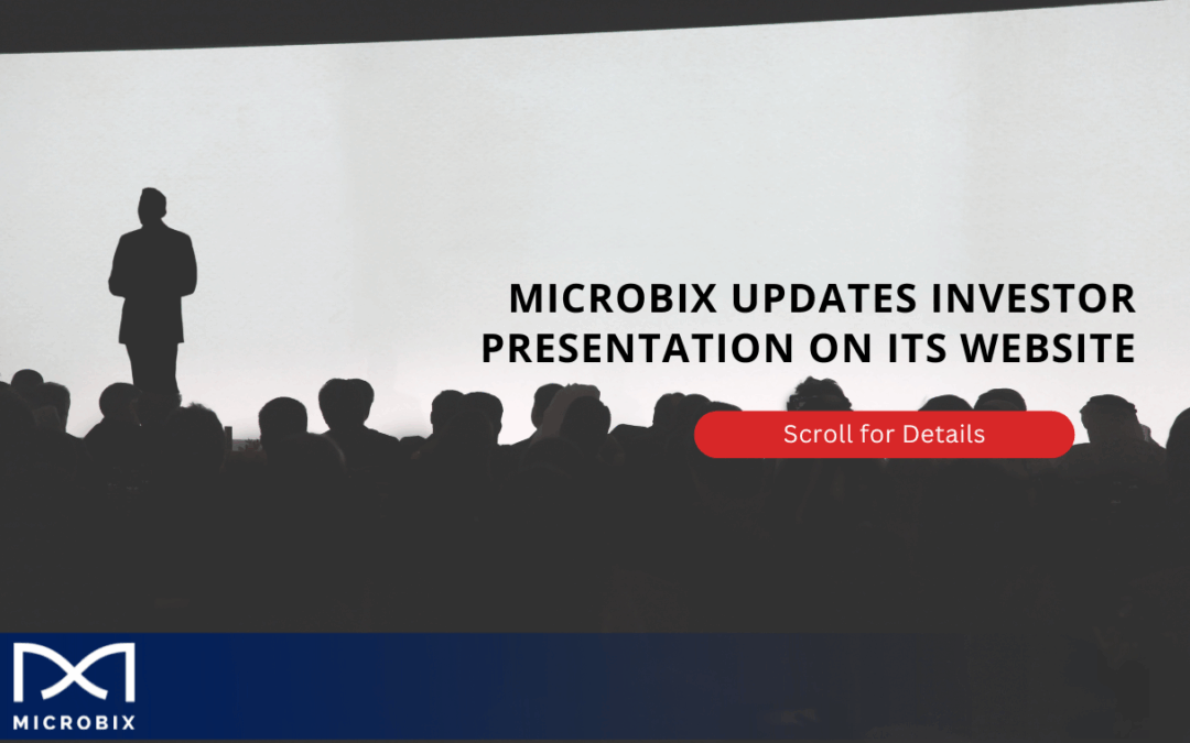 Microbix Updates Investor Presentation on its Website
