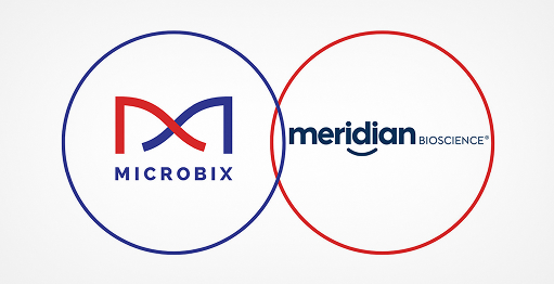 Microbix appoints Meridian Life Science, Inc. (a wholly-owned company of Meridian Bioscience, Inc.) as exclusive distributor in Asia-Pacific.