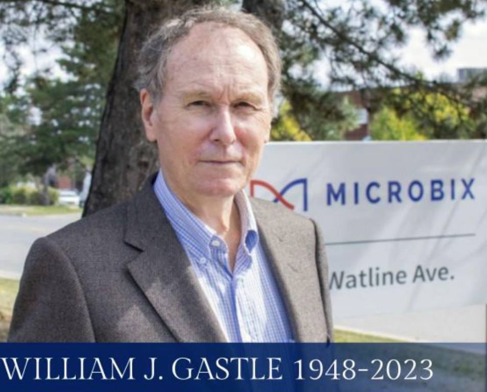 William J. (Bill) Gastle, Microbixʼs founder