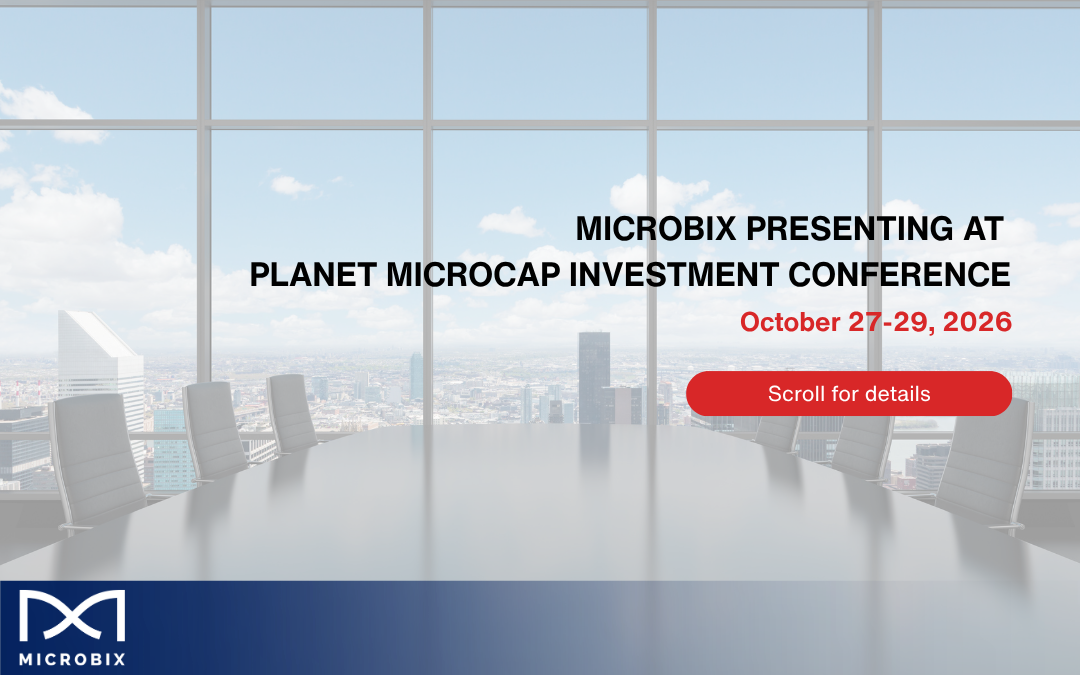 Microbix Presenting at Planet MicroCap Investment Conference